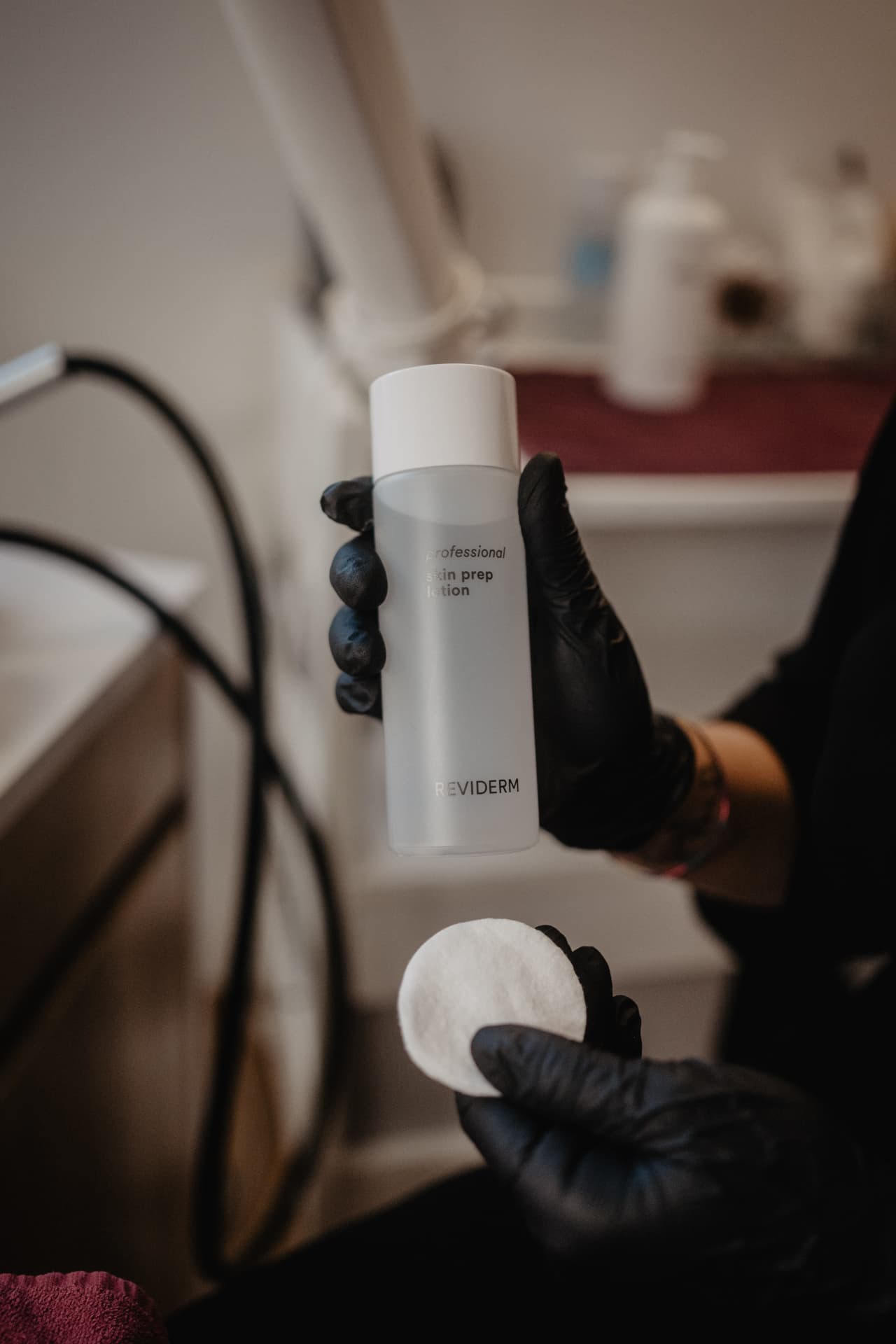Vorbereitung einer REVIDERM Mikrodermabrasion